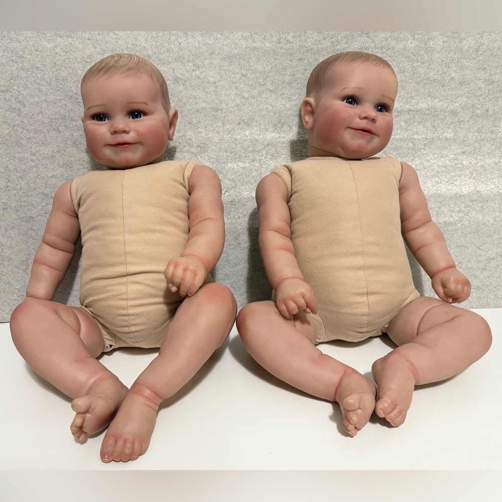20” Realistic Baby Twins - Silicone and cloth